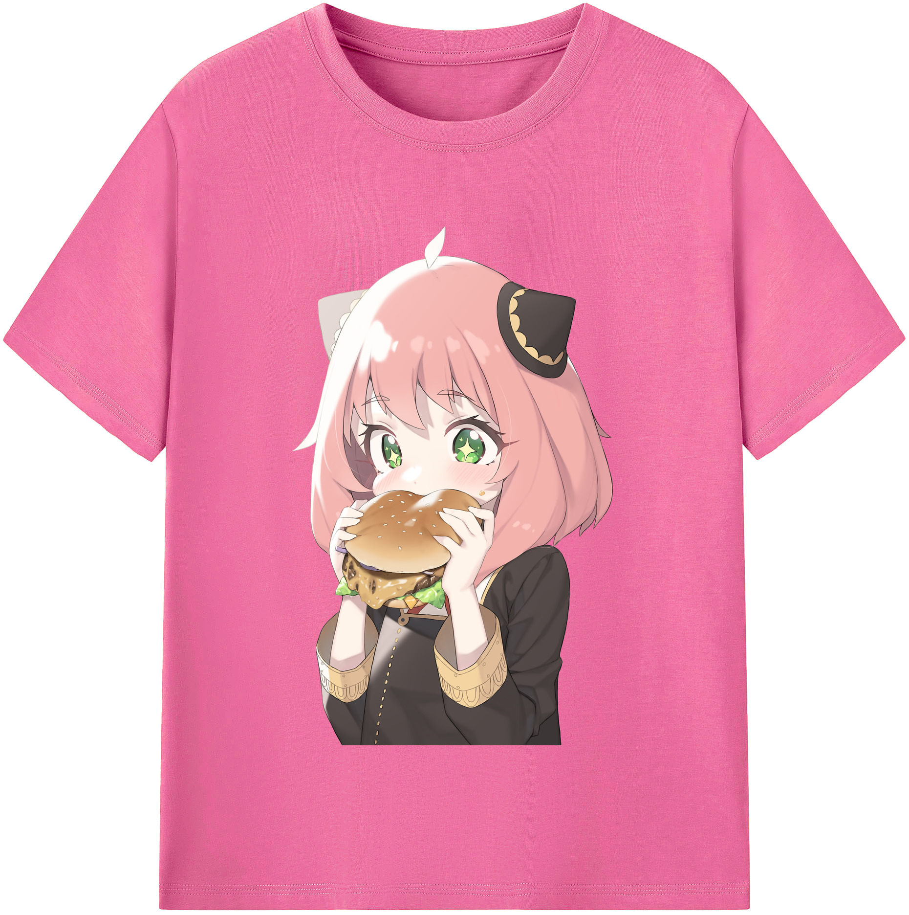 （画像用） SPY×FAMILY间谍家家酒 レディースカジュアルプリントTシャツ（綿100％）
